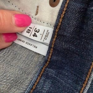 Loft Jeans  relaxed Skinny Tall